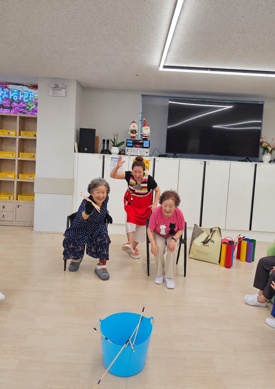 몸짱 음악·신체 프로그램 현장 · 얼굴 AI 대체